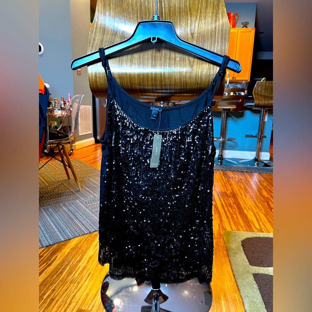 JCrew tank with sequin